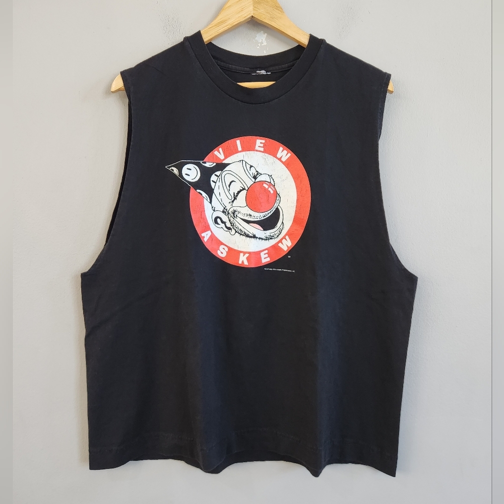 Vintage View Askew Graphitti Vulgar The Clown Tank Top Shirt Jay Silent Bob XL